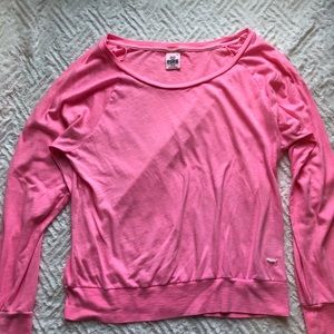 VS PINK Hot Pink LS